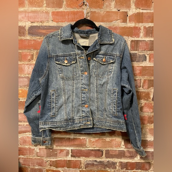 Atlanta Braves MLB Women’s Denim Jacket Custom Small - Picture 2 of 2